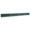 vidaXL Strat &icirc;nălțat de grădină, verde, 600x80x45 cm, oțel galvanizat