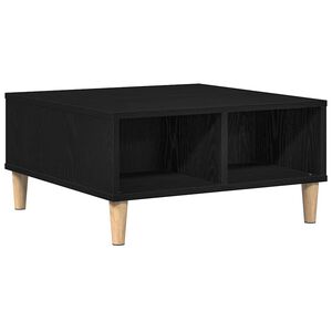 vidaXL Masă de cafea Stejar Negru 60 x 60 x 30 cm Lemn prelucrat