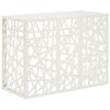 vidaXL Husă pentru aer condiționat Alb 110 x 50 x 80 cm Oțel
