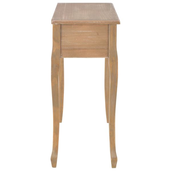 vidaXL Masă de toaletă tip consolă cu 3 sertare, maro