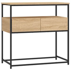 vidaXL Masă consolă din stejar Sonoma, 75x40x75 cm, lemn stratificat