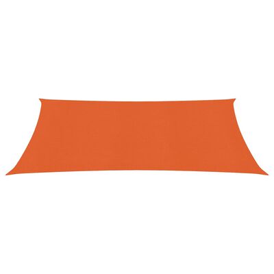 vidaXL Pânză parasolar, portocaliu, 2x4,5 m, HDPE, 160 g/m²