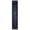 vidaXL Covor de bucătărie Negru 300 x 60 cm Catifea