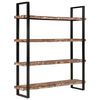 vidaXL Bibliotecă cu 4 rafturi, 160 x 40 x 180 cm, lemn masiv reciclat