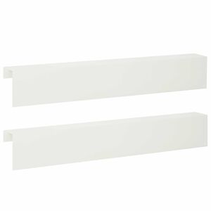 vidaXL Profil de acoperire pentru grădină 2 buc. 100 x 10 x 15 cm Oțel