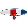 vidaXL Cărucior de SUP pentru placa de surf pliabil, 45 kg, aluminiu