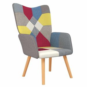 vidaXL Scaun de relaxare, material textil, petice