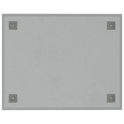 vidaXL Tablă magnetică de perete, alb, 50x40 cm, sticlă securizată