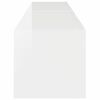 vidaXL Dulap TV de perete 2 pcs Alb Lucios 78,5 x 31 x 29,5 cm