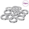 vidaXL Washer cu arc 12 pcs Alb 13 x 1 mm Fier