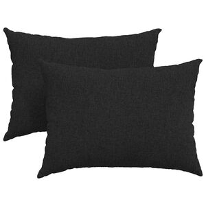 vidaXL Perne pentru canapea 2 pcs Negru 70 x 50 cm țesătură