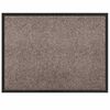 vidaXL Covoraș de intrare Bej 60 x 40 x 1.2 cm Țesătură Teddy
