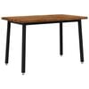 vidaXL Masă de dining pătrată 120 x 70 x 75 cm Lemn Solid de Acacia