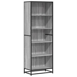 vidaXL Bibliotecă, gri sonoma, 60x35x170,5 cm, lemn prelucrat