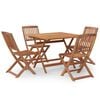 vidaXL Set mobilier de grădină, 5 piese, lemn masiv de acacia