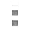 vidaXL Bibliotecă, gri beton, 40x35x180 cm, lemn prelucrat