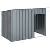 vidaXL Cușcă c&acirc;ine cu acoperiș antracit 153x91x110 cm oțel galvanizat