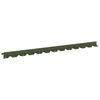 vidaXL Margine pentru gazon 10 buc. 102 x 4 x 4 cm Oțel Verde măsliniu