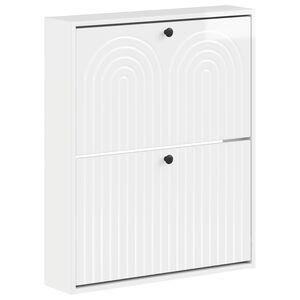 vidaXL Dulap pentru pantofi montat pe perete ALKMAAR 71 x 17 x 86 cm