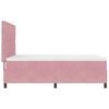 vidaXL Pat cu arcuri cu saltea cu headboard Roz 140 x 200 cm țesătură