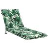 vidaXL Perna pentru Șezlong GEMERT 100% Polyester Model cu frunze