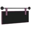 vidaXL Cap de pat suspendat Pe perete Violet 110 x 55 x 7 cm Catifea