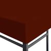 vidaXL Acoperiș pentru pavilion, 310 g/m², cărămiziu, 3 x 4 m