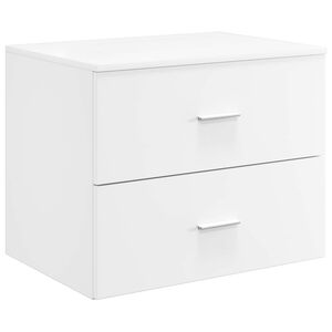 vidaXL Dulap de baie montat pe perete Alb 62,5 x 44,5 x 50 cm