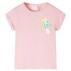 vidaXL Tricou pentru copii, roz deschis, 140