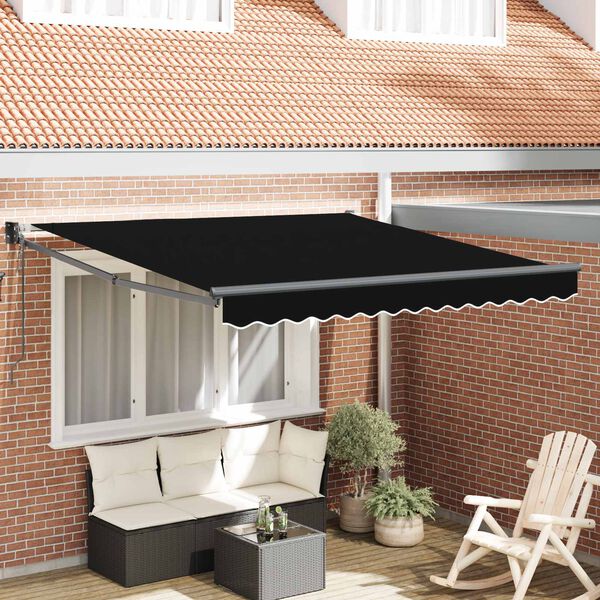 vidaXL Copertină Negru 300 x 250 x 165 cm Poliester