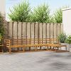vidaXL Set de canapele de exterior 5 pcs natural Lemn Solid de Acacia