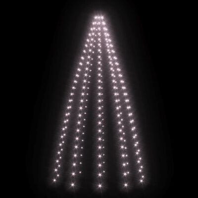 vidaXL Instalație lumini brad de Crăciun cu 250 LED-uri, 250 cm