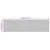 vidaXL Covor dreptunghiular, negru, 100x400 cm, bambus