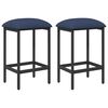 vidaXL Scaun de bar 2 buc. albastru 40 x 32 x 64 cm Lemn prelucrat
