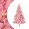 vidaXL Pom de Crăciun artificial pre-iluminat Roz 150 cm PVC