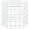 vidaXL Adăpost pentru animale cu 6 panouri, 54x100 cm, fier galvanizat
