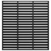 vidaXL Panou de gard, negru, 180x180 cm, WPC