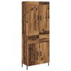 vidaXL Bufet 2 buc. Lemn Vechi 69,5 x 34 x 180 cm Lemn prelucrat