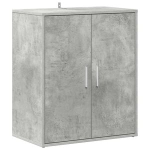 vidaXL Pantofar, gri beton, 60x35x70 cm, PAL