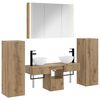 vidaXL Set de mobilier pentru baie 6 pcs Stejar Artizanal