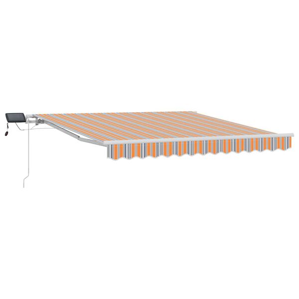 vidaXL Cortina Retractabilă Manual Multicolour 350 x 250 cm