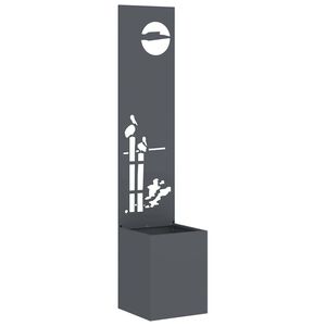 vidaXL Ecran de intimitate pentru grădină Antracit 32 x 140 cm