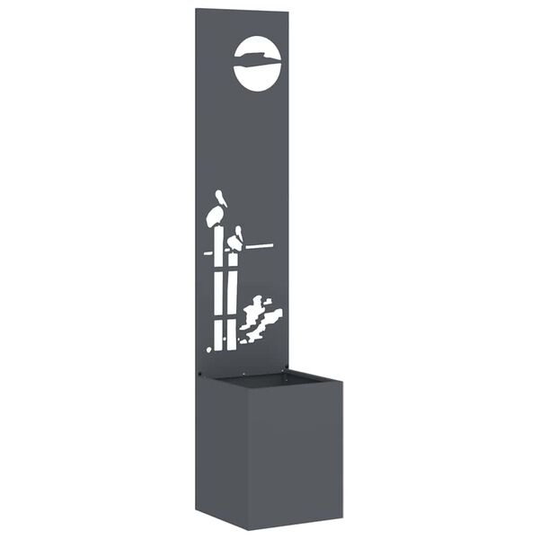 vidaXL Ecran de intimitate pentru grădină Antracit 32 x 140 cm