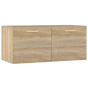 vidaXL Dulap de perete, stejar sonoma, 80x35x36,5 cm, lemn prelucrat