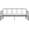 vidaXL Cadru pat canapea extensibilă, gri, 90 x 200 cm, metal
