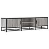 vidaXL Dulap TV gri sonoma, 160x35x41 cm lemn prelucrat și metal
