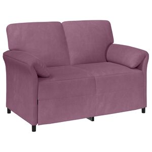 vidaXL Canapea cu 2 locuri Violet 138 x 83 x 95 cm Catifea