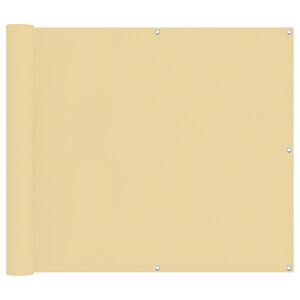 vidaXL Ecran de balcon Nisipiu 100 x 200 cm Material Oxford