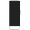 vidaXL Dulap, negru, 69,5x34x90 cm, lemn compozit