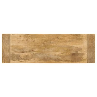 vidaXL Bancă, 110x35x45 cm, lemn masiv de mango